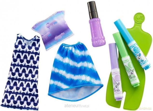 Barbie Crayola Zrób to sama - Stylowe szablony