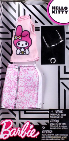 Barbie modne ubranka Hello Kitty