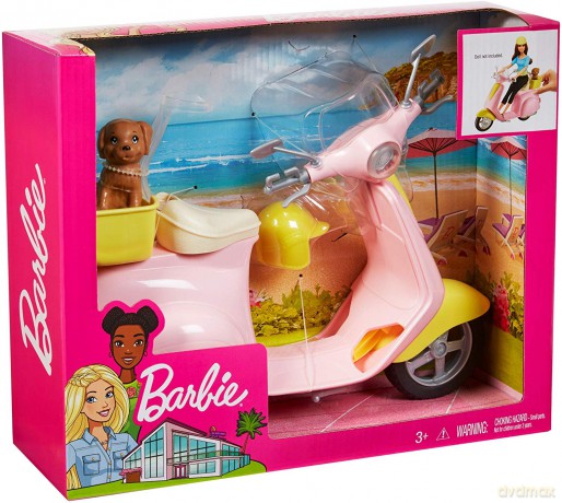 Barbie skuter ze szczeniaczkiem