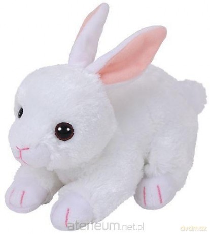 Beanie Babies Cotton - biały królik 15 cm