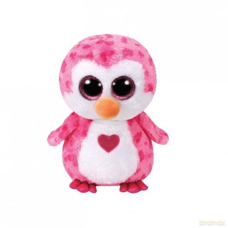 Beanie Boos Juliet - różowy pingwin 24 cm