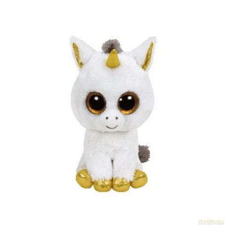 Beanie Boos Pegasus - biały jednorożec 24 cm