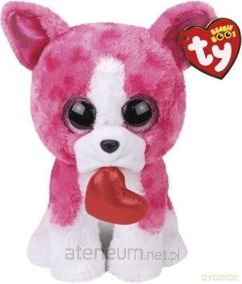 Beanie Boos Romeo - różowy pies 24 cm