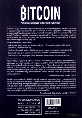 Bitcoin.Płatnicze i inwestycyjne zastosowania kryptowaluty - Anna Iwona Piotrowska [KSIĄŻKA]
