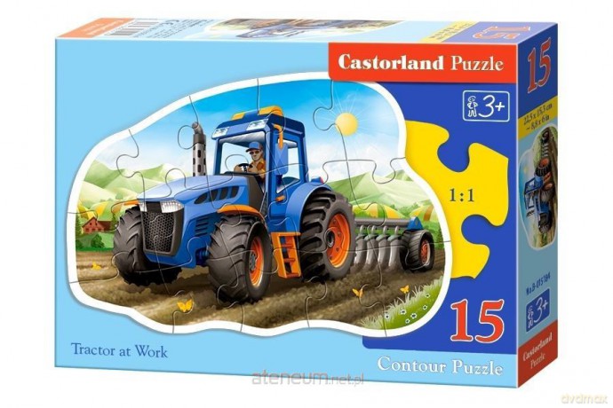 CASTOR 15 el. konturowe Tractor at work [PUZZLE]