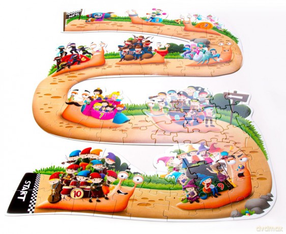 CASTOR Ślimakowy Tor Wyścigowy [PUZZLE]