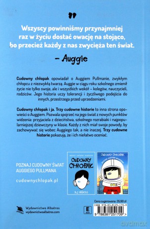 Cudowny chłopak i ja. Trzy cudowne historie - R.J. Palacio [KSIĄŻKA]