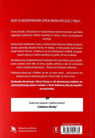 Diabeł ubiera się u Prady - Lauren Weisberger [KSIĄŻKA]