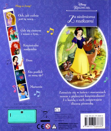 Disney Księżniczka. Za siedmioma nutkami [KSIĄŻKA]