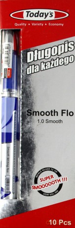 Długopis Smooth Flow niebieski (10 szt)