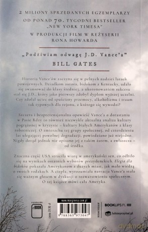 Elegia dla bidoków - J.D. Vance [KSIĄŻKA]