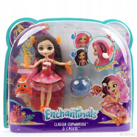 Enchantimals. Morskie lalki Clarita Clownfish