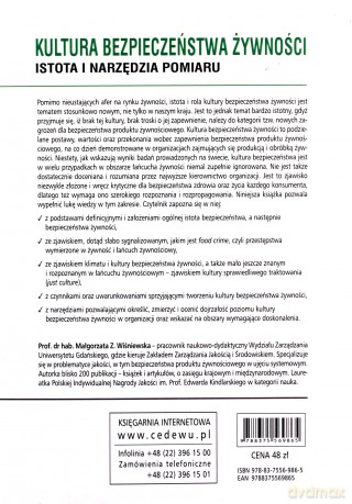 Kultura bezpieczeństwa żywności - Małgorzata Z. Wiśniewska [KSIĄŻKA]