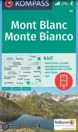 Mapa Mont Blanc 1:50 000 4w1