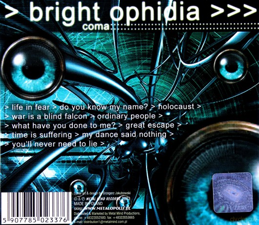 Bright Ophidia: Coma [CD]