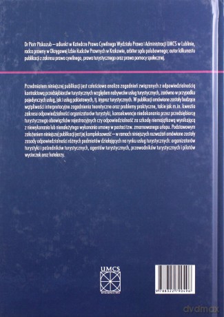 Odpowiedzialność przedsiębiorcy turystycznego - Piotr Piskozub [KSIĄŻKA]
