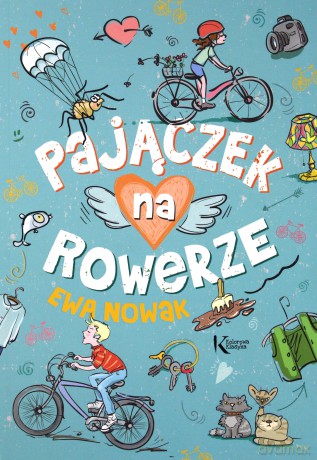 Pajączek na rowerze kolor - Ewa Nowak [KSIĄŻKA]