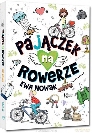 Pajączek na rowerze kolor - Ewa Nowak [KSIĄŻKA]