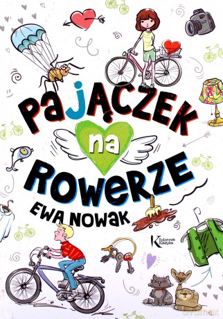 Pajączek na rowerze kolor - Ewa Nowak [KSIĄŻKA]