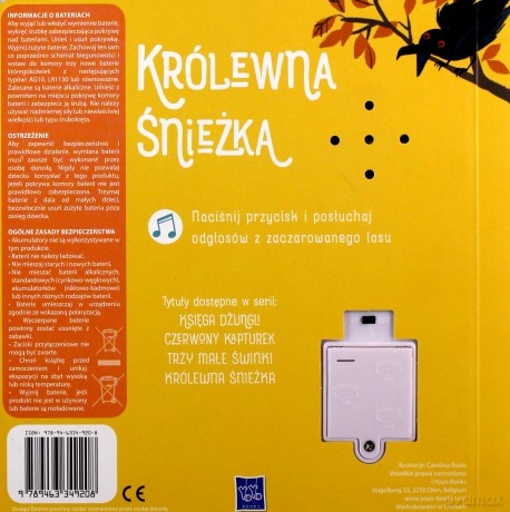 Poznaję dźwięki! Królewna Śnieżka [KSIĄŻKA]