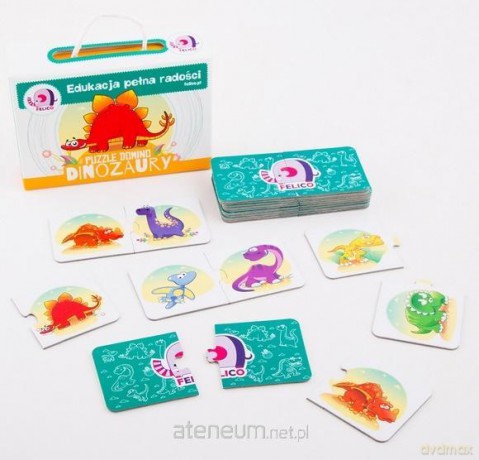 Puzzle domino - Dinozaury [PUZZLE]