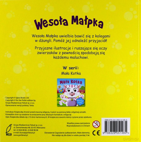 RUCHOME OCZKA Wesoła Małpka [KSIĄŻKA]
