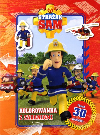 Strażak Sam. Kolorowanka z zadaniami [KSIĄŻKA]