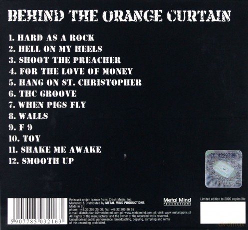Bulletboys: Behind The Orange Curtain (Remastered) (digipack) [CD]