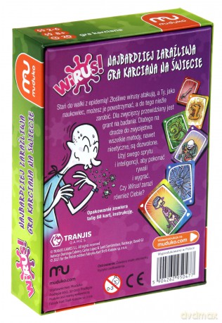 Muduko Gra planszowa Wirus