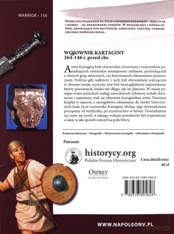 Wojownik Kartaginy 264-146 r. przed Chrystusem - Nic Fields [KSIĄŻKA]