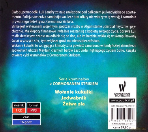 Wołanie kukułki - Robert Galbraith [AUDIOBOOK]