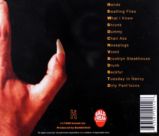 Bumblefoot: Hands [CD]