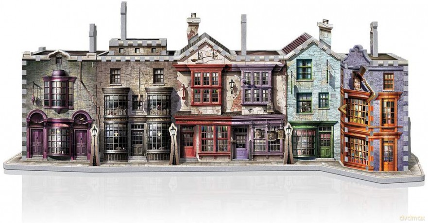 Wrebbit puzzle 3D 450 el Harry Potter Diagon Alley [PUZZLE]