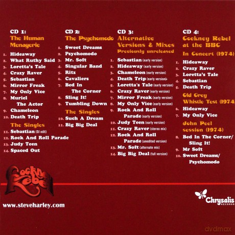 Cockney Rebel: Cavaliers (An Anthology 1973-1974) [4CD]