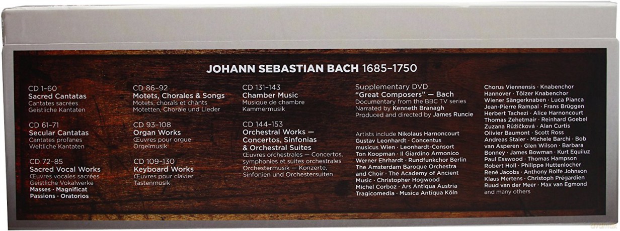 J.S. Bach Complete Edition [153CD]