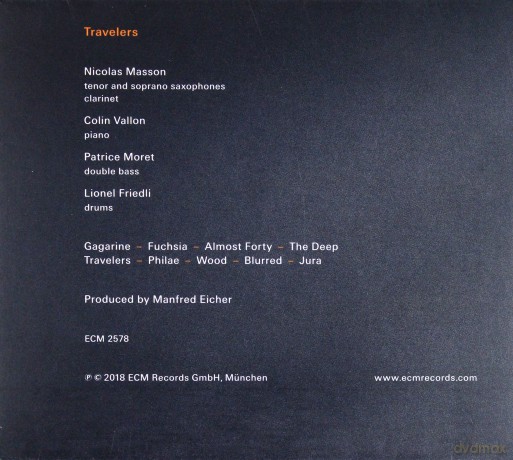 Nicolas Masson Quartet: Travelers [CD]