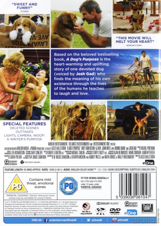 A Dog's Purpose (Był sobie pies) [DVD]