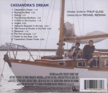 Cassandra's Dream soundtrack (Philip Glass) [CD]