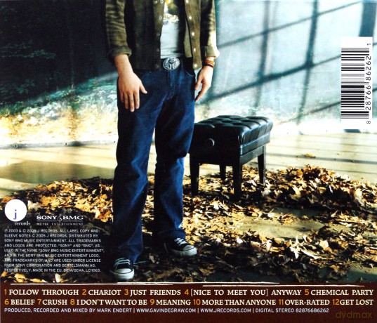 Gavin Degraw: Chariot [CD]