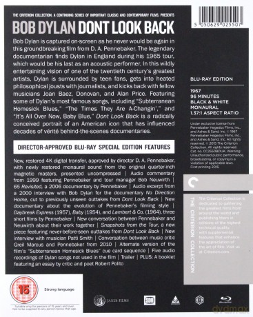 Dont Look Back (EN) [Blu-Ray]