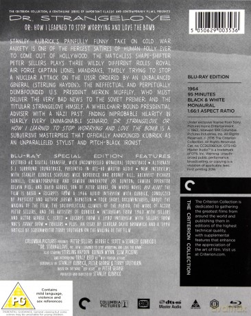Dr Strangelove (Dr Strangelove, czyli jak przestałem się martwić i pokochałem bombę) [Blu-Ray]