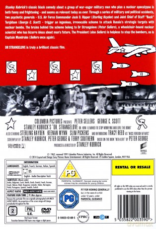 Dr Strangelove, czyli jak przestałem się martwić i pokochałem bombę [DVD]