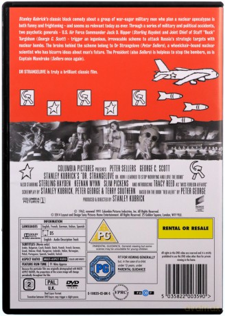 Dr Strangelove, czyli jak przestałem się martwić i pokochałem bombę [DVD]