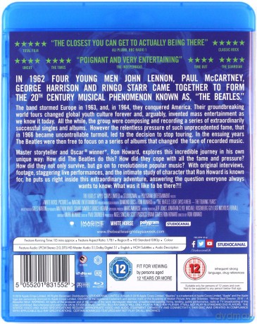The Beatles: Eight Days A Week [Blu-Ray]
