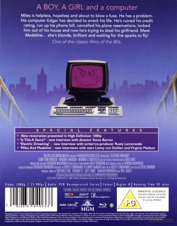 Electric Dreams [Blu-Ray]