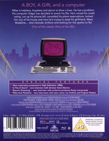 Electric Dreams [Blu-Ray]