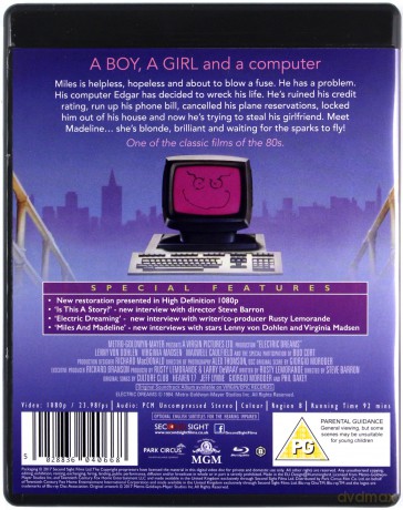 Electric Dreams [Blu-Ray]