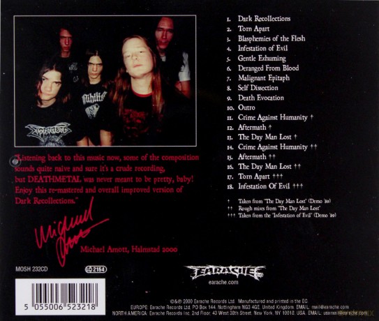 Carnage: Dark Recollections (Remastered + Bonus Tracks) [CD]