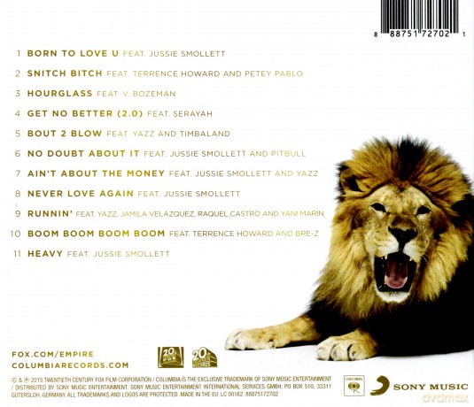Empire - Season 2 vol. 1 soundtrack [CD]