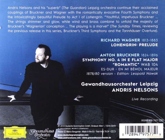 Andris Nelsons: Bruckner Symphony 4 [CD]